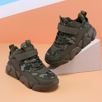 Dječje visoke tenisice za sport, prozračni mrežasti gornji dio; protuklizne i otporne; Velcro zatvarač; EVA potplat (mrežasti gornji dio; protuklizno; otporno; Velcro; EVA)