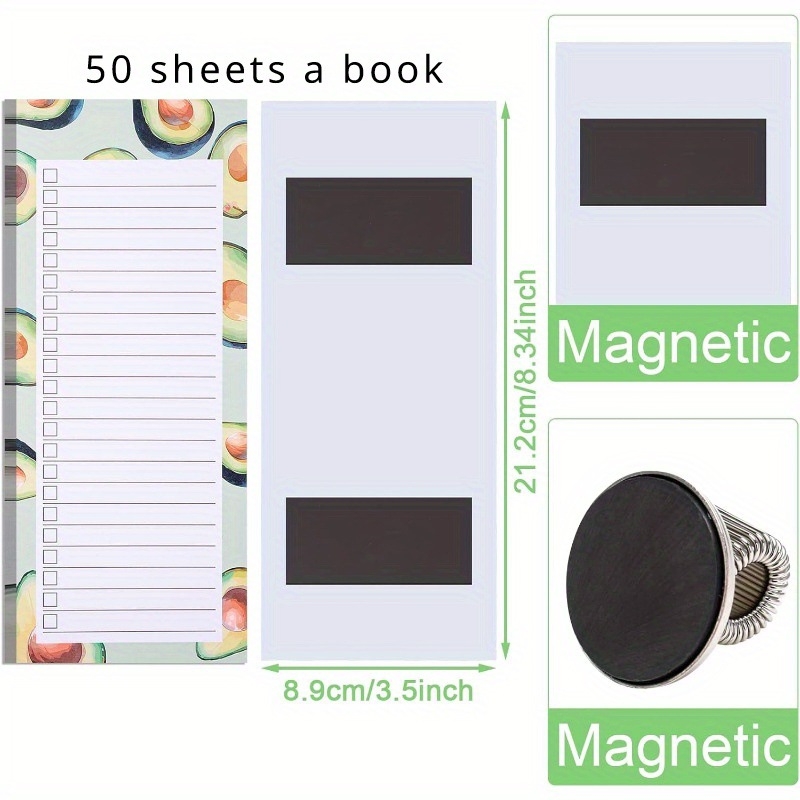 Magnetická nástenná tabuľa na zoznam nákupov s magnetickými poznámkami, model 2026 T9986, kód produktu jd601101139814143, materiál: papier, prispôsobenie: áno