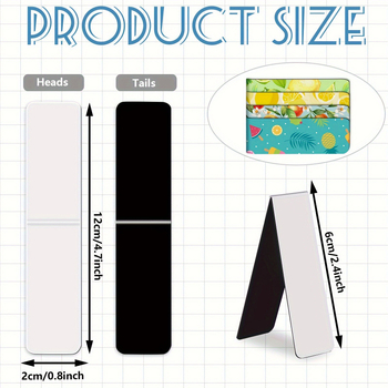 Jednodielny prispôsobiteľný prázdny záložkový zápisník s magnetickou poznámkovou zložkou; materiály: kraft papier, krehký papier, PVC nálepka, zrkadlová nálepka; model jd601099543341550; prispôsobenie k dispozícii