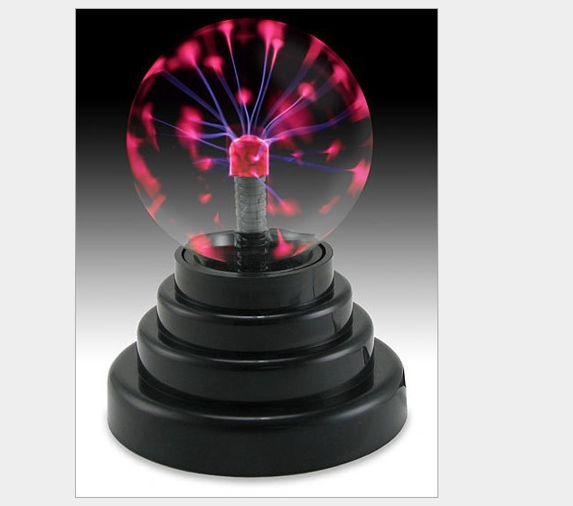 Dodirno aktivirana staklena kugla sa svjetlećim efektom, elektrostatni efekt, fuzirano borosilikatno staklo, mogućnost prilagodbe