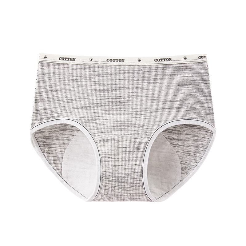 Antibakteriálne hygienické nohavičky pre ženy so strednou výškou pásu, hlavný materiál 80% viskóza v syntetickej zmesi, vnútorná vložka 100% bavlna, pruhovaný vzor, fyziologické použitie, pre tínedžerky