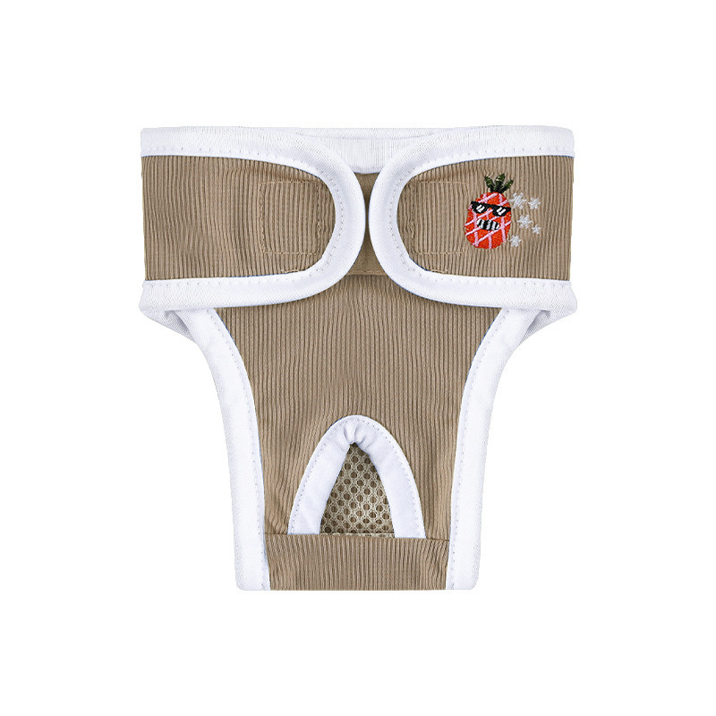 Psie menštruačné nohavičky, bavlnené, kreslený štýl, fyziologické nohavice pre psy