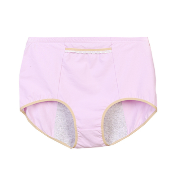 Dámske menštruačné nohavičky s vysokým pásom, 95% bavlna, štvorsvrstvové vodotesné, proti úniku