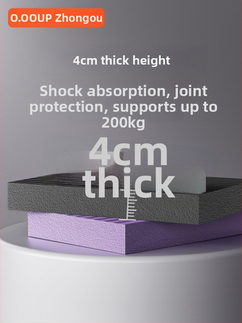 Jógová podložka – NBR materiál, hrúbka 4 cm, kolenná a lakťová penová podložka pre balans a tréning s činkami