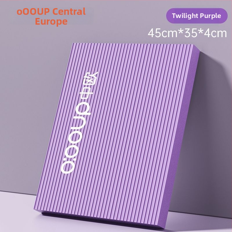 Jógová podložka – NBR materiál, hrúbka 4 cm, kolenná a lakťová penová podložka pre balans a tréning s činkami