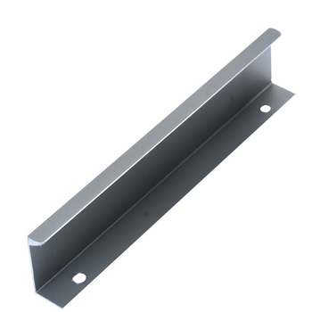 Bezvŕtová neviditeľná hliníková rukoväť na zásuvky, skrinky na topánky a šatníky — hliníková zliatina, elektroplátovanie, moderný minimalistický štýl