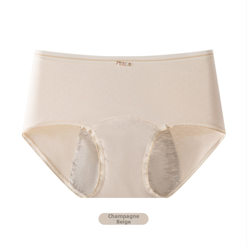 Bavlnené dámske menštruačné nohavičky, priedušné, ochrana proti úniku, stredne vysoký pás, trojuholníkový strih