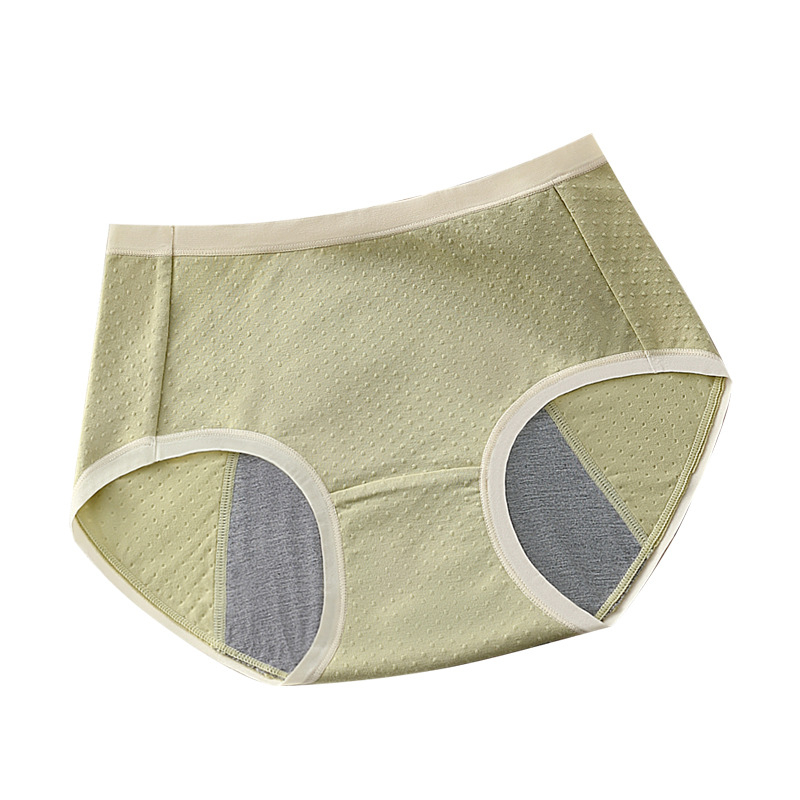 Ženské menštruačné nohavičky z bavlny, stredná výška pásu, proti úniku, priedušné, pohodlné