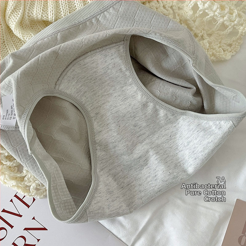 Ženské menštruačné nohavičky s antibakteriálnymi vlastnosťami, predĺžený rozkrok, stredná výška pásu, 100% bavlna, ochrana proti úniku