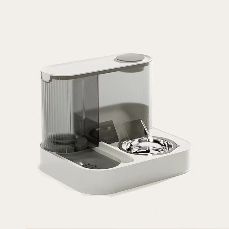 KUCHI Automatická kŕmna a napájačka pre mačky a psy – Dvojfunkčná, Elektrická, S odnímateľnými dielmi