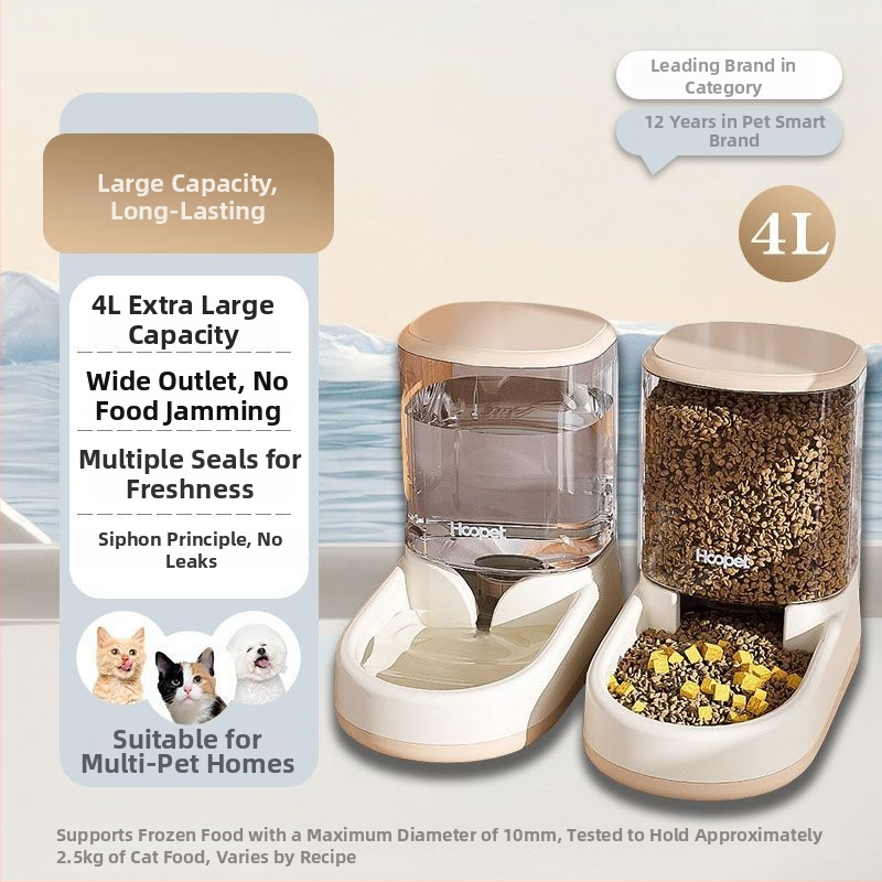 Automatické kŕmenie pre mačky a fontána na vodu – neodnímateľné, bez aplikácie, výhradné pre cezhraničné dodávky, bez importu