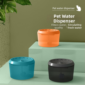 Dávkovač vody pre domáce zvieratá s proti úniku, automatická cirkulácia s filtráciou, odnímateľný, vhodný pre psy a mačky