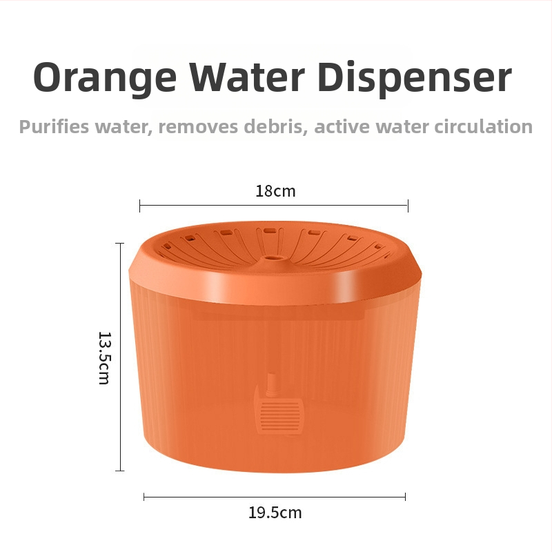 Dávkovač vody pre domáce zvieratá s proti úniku, automatická cirkulácia s filtráciou, odnímateľný, vhodný pre psy a mačky