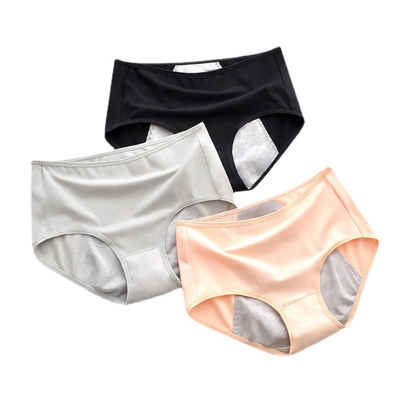 Ženské menštruačné nohavičky, stredný pás, hlavný materiál 95% bavlna, rozkroková vložka 80% viskóza