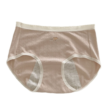 Dámske menštruačné nohavičky, hlavný materiál bavlna 44%, intímna podšívka 100% bavlna, stredný pás, fyziologická funkcia