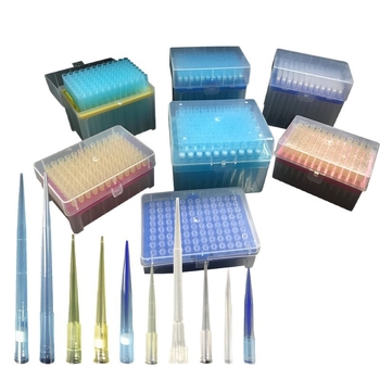 Jednorázové filtrové špičky pre pipetu, 10–1000 μL, sterilné balenie, Han Yining