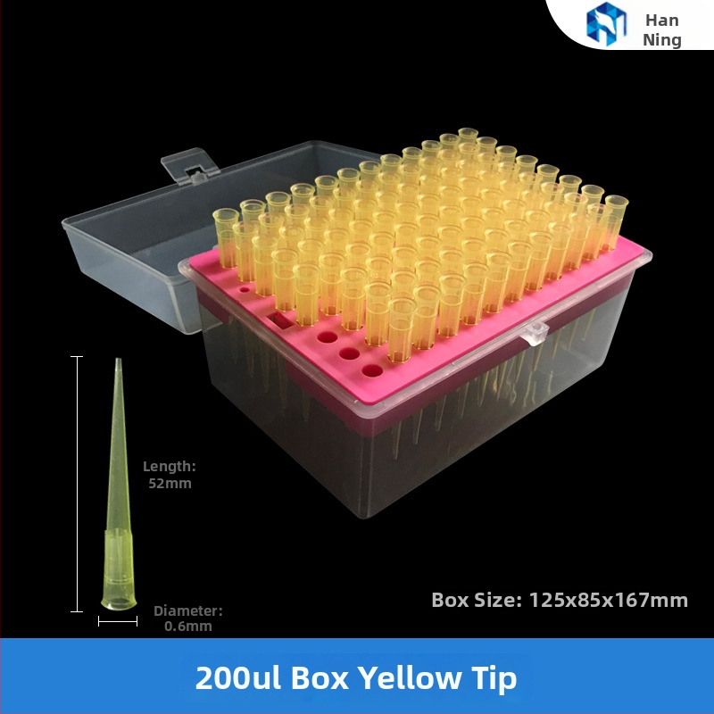 Jednorázové filtrové špičky pre pipetu, 10–1000 μL, sterilné balenie, Han Yining