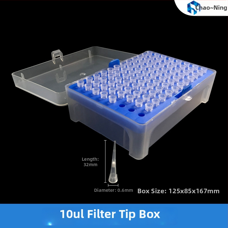Jednorázové filtrové špičky pre pipetu, 10–1000 μL, sterilné balenie, Han Yining