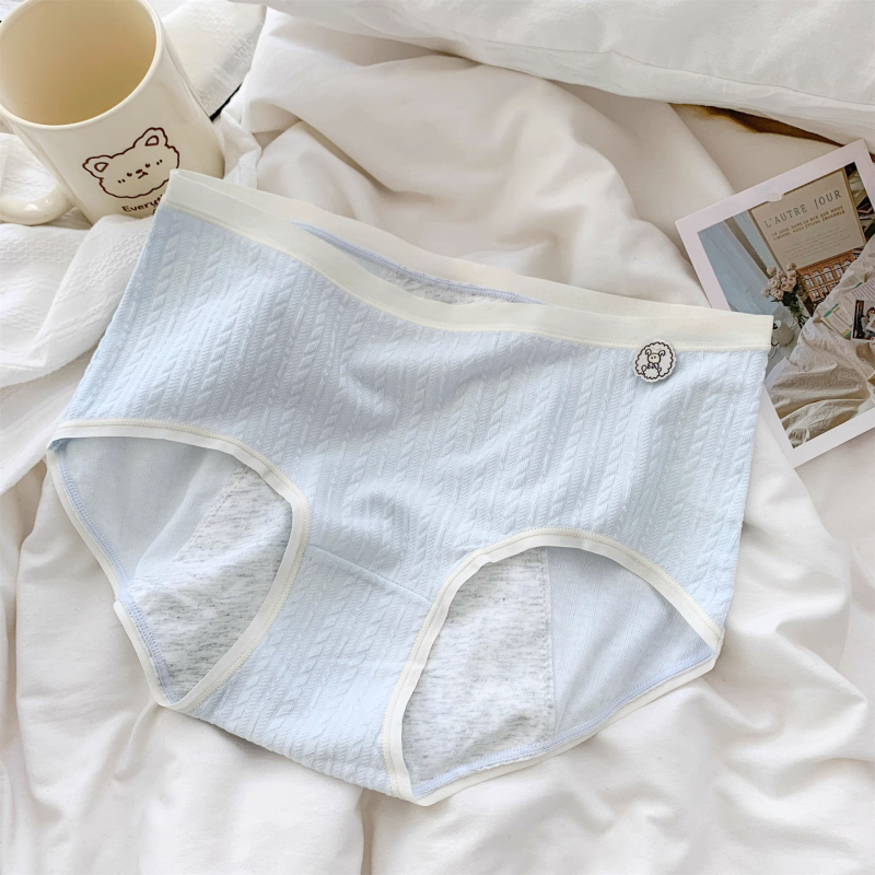 Dámske menštruačné nohavičky s strednou pásom, bavlna, rýchle sušenie, fyziologická funkcia