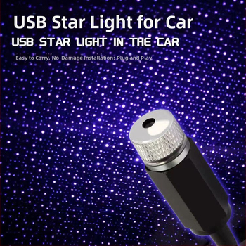 LED strešné auto svetlo s projekciou hviezdnej oblohy, model 12, 5V, 3.9W