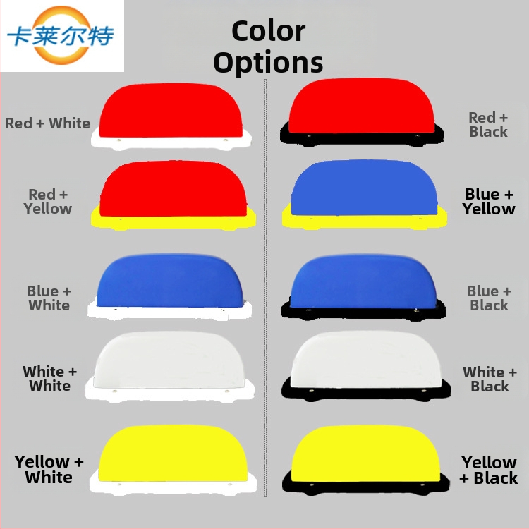 Таксиметрова лампа за покрив с магнитна основа, LED, 3W, 12V, модел OLT-2712