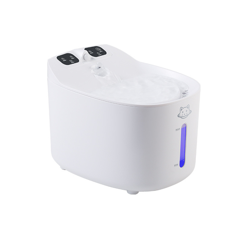 Inteligentný zásobník vody pre domáce zvieratá s USB nabíjaním, automatická cirkulácia a filtrácia, odnímateľný — pre mačky a psy, model MSW102