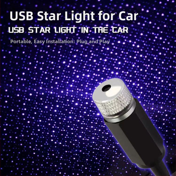 LED svetlo do stropu auta s hviezdnou oblohou, model 12, 5V, 3,9W