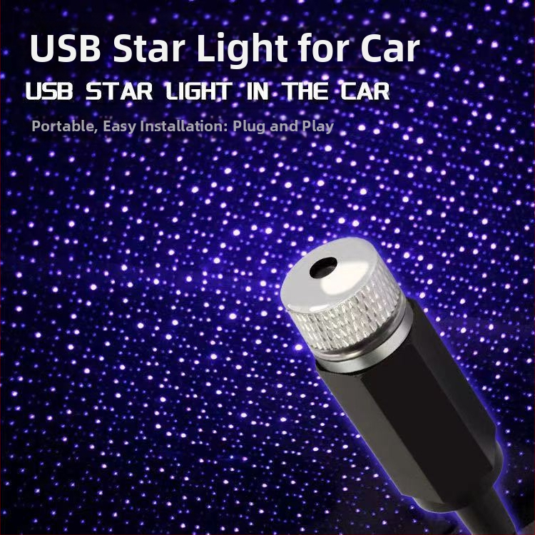 LED svetlo do stropu auta s hviezdnou oblohou, model 12, 5V, 3,9W