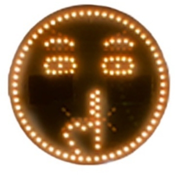 Automobilová LED lampička s výrazom — úsmev tváre, dlaňové svetlo (30W, 5V, LED)