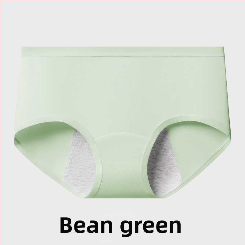 Ženské bavlnené menštruačné spodné nohavice s antibakteriálnou ochranou – stredný pás, hlavný materiál 95% bavlna, výstelka intímnej zóny 100% bavlna, jednofarebný vzor, priedušné