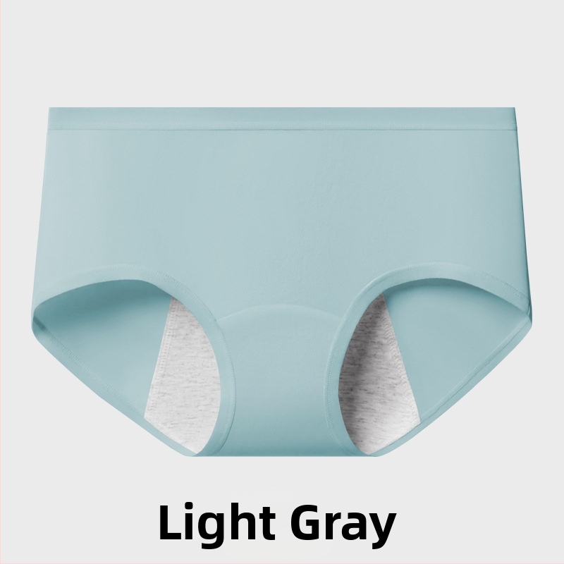 Ženské bavlnené menštruačné spodné nohavice s antibakteriálnou ochranou – stredný pás, hlavný materiál 95% bavlna, výstelka intímnej zóny 100% bavlna, jednofarebný vzor, priedušné