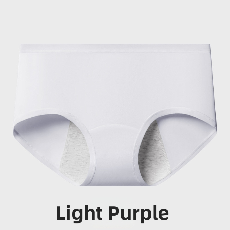 Ženské bavlnené menštruačné spodné nohavice s antibakteriálnou ochranou – stredný pás, hlavný materiál 95% bavlna, výstelka intímnej zóny 100% bavlna, jednofarebný vzor, priedušné