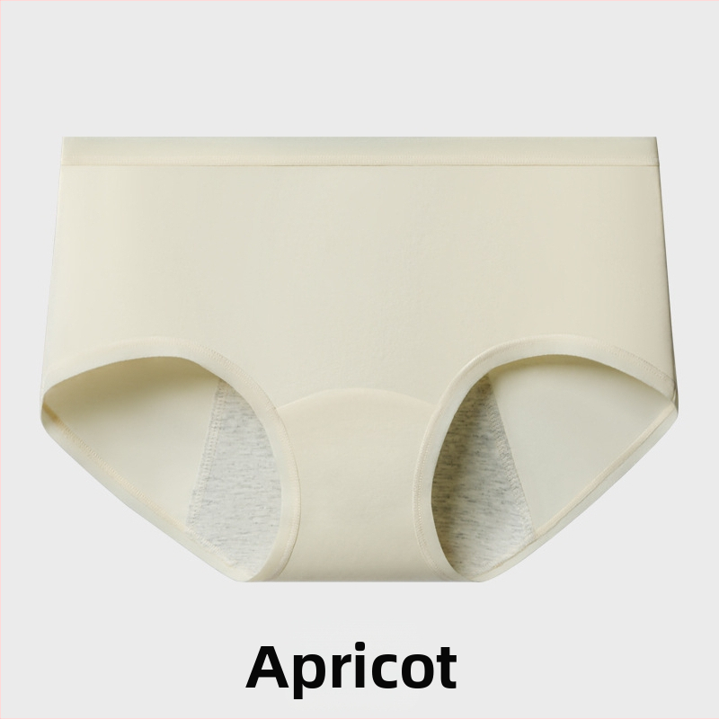 Ženské bavlnené menštruačné spodné nohavice s antibakteriálnou ochranou – stredný pás, hlavný materiál 95% bavlna, výstelka intímnej zóny 100% bavlna, jednofarebný vzor, priedušné
