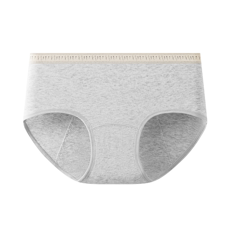 Fyziologické bavlnené dámske nohavičky, stredný pás, rýchloschnúce, hlavný materiál 95% bavlna, výstelka v rozkroku 100% bavlna