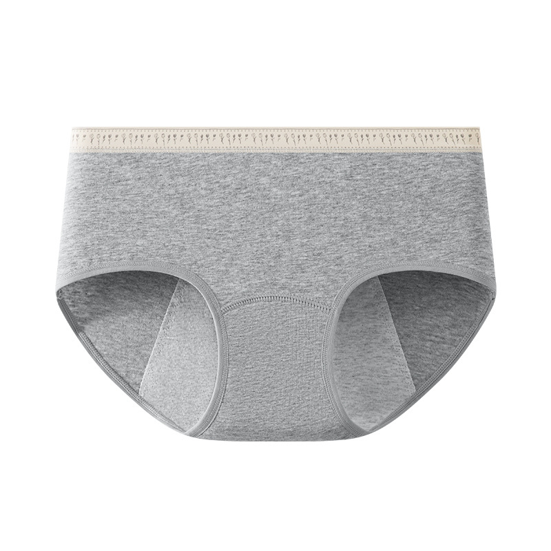 Fyziologické bavlnené dámske nohavičky, stredný pás, rýchloschnúce, hlavný materiál 95% bavlna, výstelka v rozkroku 100% bavlna