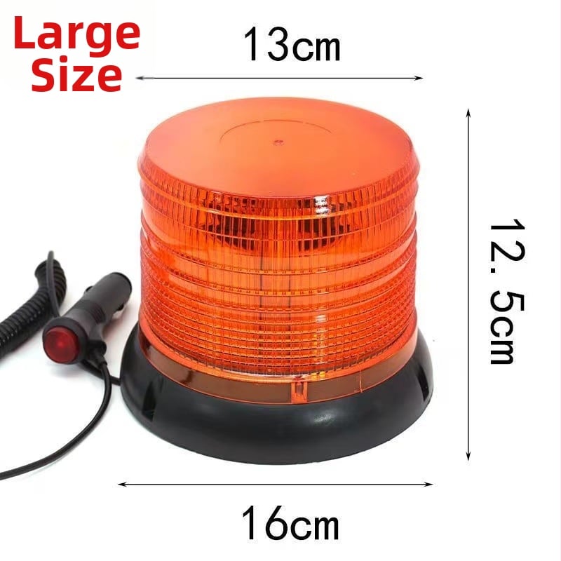 Policajné LED svetlo do auta, stroboskop, varovné svetlo vozidla, 12-40V, 15W, plastové puzdro, univerzálna kompatibilita
