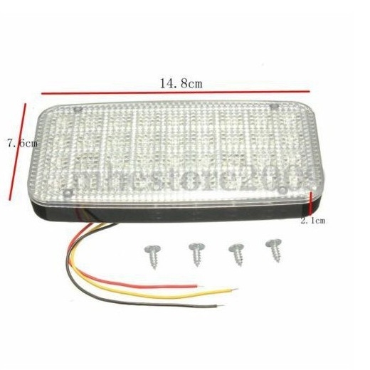 GT698 36-LED LED strešné svetlo do auta, 5W, 12V, 0.18A, 500000h životnosť, vnútorná lampa