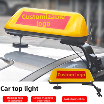 Taxi stropné svetlo pre auto (Model AC-751) (12V, 21W, ABS, magnetické uchytenie, tlač loga)