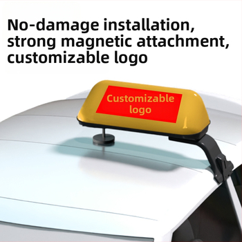 Taxi stropné svetlo pre auto (Model AC-751) (12V, 21W, ABS, magnetické uchytenie, tlač loga)