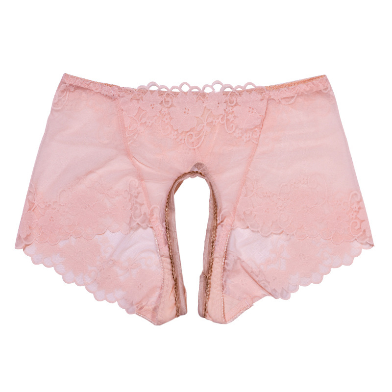 Ženské nohavičky s otvoreným rozkrokom, sieťový materiál, hlavný materiál nylon 80–90%, vnútorná časť bavlna, priedušné, rýchloschnúce