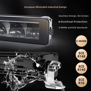 LED strešné svetlo pre auto (26W, 12-24V, LED zdroj, model 58-ZH-10inch, životnosť 30000h)