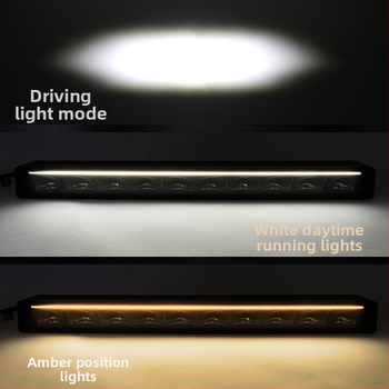 LED strešné svetlo pre auto (26W, 12-24V, LED zdroj, model 58-ZH-10inch, životnosť 30000h)