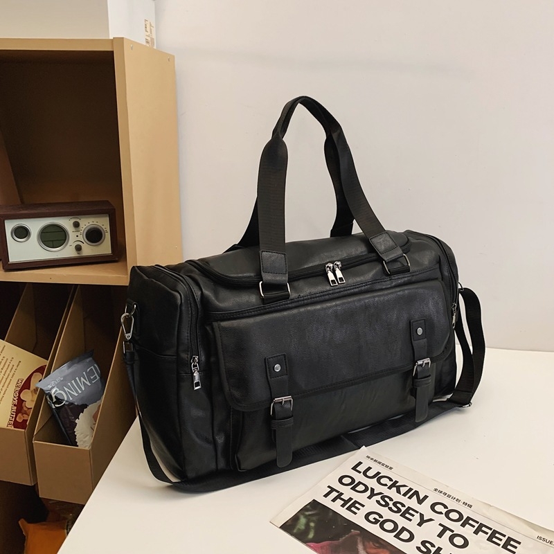 Unisex ceļojumu soma ar 20-35L ietilpību, PU materiāls, elpojošs dizains, poliestera odere, ielas modes stils