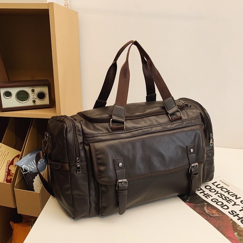 Unisex ceļojumu soma ar 20-35L ietilpību, PU materiāls, elpojošs dizains, poliestera odere, ielas modes stils