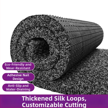 Automobilová podložka do auta z PVC, spracovanie drôtovou slučkou, štvorcový tvar, umývateľná, prispôsobiteľná