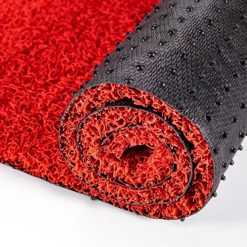 Automobilová podložka do auta z PVC, spracovanie drôtovou slučkou, štvorcový tvar, umývateľná, prispôsobiteľná