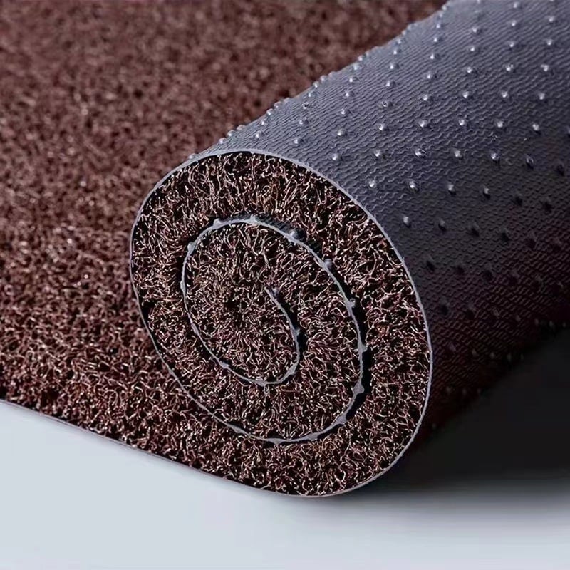 Automobilová podložka do auta z PVC, spracovanie drôtovou slučkou, štvorcový tvar, umývateľná, prispôsobiteľná