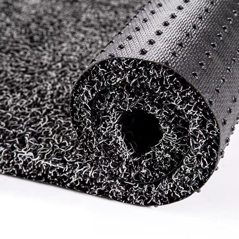 Automobilová podložka do auta z PVC, spracovanie drôtovou slučkou, štvorcový tvar, umývateľná, prispôsobiteľná