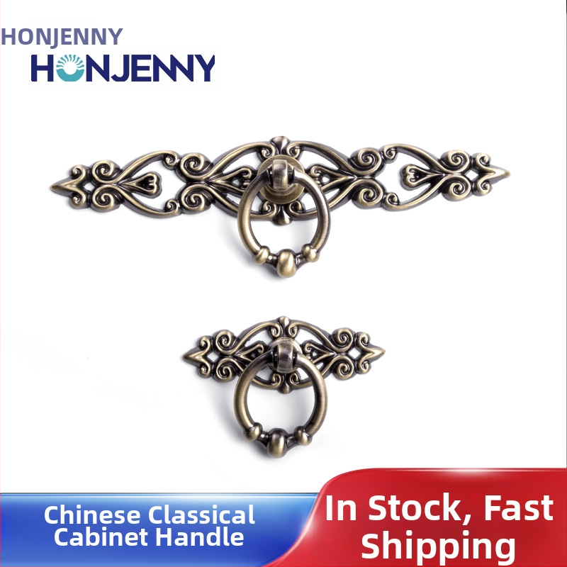 Rukoväť na dvierky skrine v štýle Nový čínsky štýl, zinková zliatina, liatie pod tlakom, pásikovitý tvar, montáž na povrch, model Z440