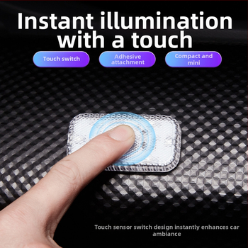 Tető LED mini világítás, újratölthető, vezeték nélküli, érintéses környezeti világítás tároló dobozzal, 6W, 5V, 0.2A